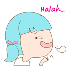 Cewek unik sticker #9222174