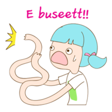 Cewek unik sticker #9222176