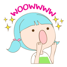 Cewek unik sticker #9222177