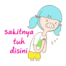 Cewek unik sticker #9222178