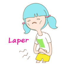 Cewek unik sticker #9222180