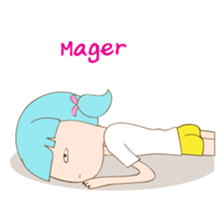 Cewek unik sticker #9222181