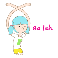 Cewek unik sticker #9222182