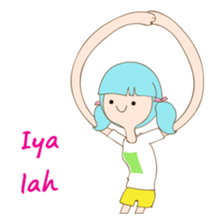 Cewek unik sticker #9222183