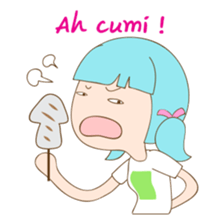 Cewek unik sticker #9222184