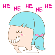 Cewek unik sticker #9222187