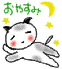 crayon cat hiroshima sticker #9222434