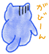 crayon cat hiroshima sticker #9222460