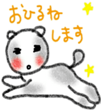 crayon cat hiroshima sticker #9222462