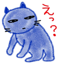 crayon cat hiroshima sticker #9222463