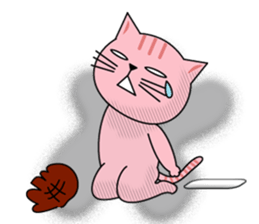 easy nyan2 baseball sticker #9223640