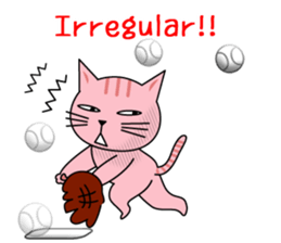 easy nyan2 baseball sticker #9223642