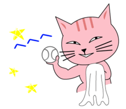 easy nyan2 baseball sticker #9223658