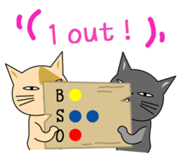 easy nyan2 baseball sticker #9223664