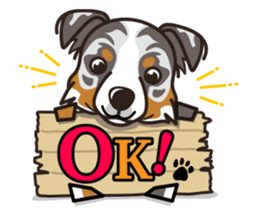 iinu - Australian Shepherd sticker #9223872