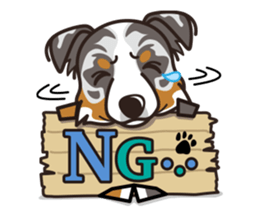 iinu - Australian Shepherd sticker #9223873