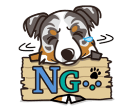 iinu - Australian Shepherd sticker #9223873