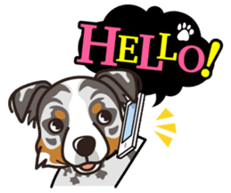 iinu - Australian Shepherd sticker #9223874