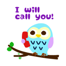 A colorful owl * sometimes Caterpillar sticker #9224697