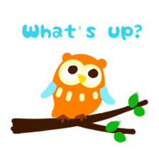 A colorful owl * sometimes Caterpillar sticker #9224704