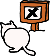 cat sometimes dog sticker #9225035