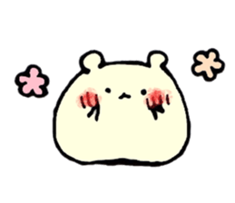 A raccoon dog and hamster sticker #9225795