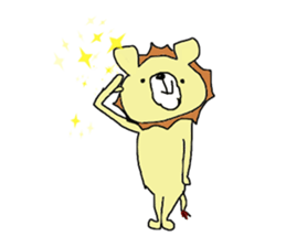 invincible lion sticker #9225832