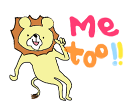 invincible lion sticker #9225859