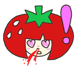 Second edition strawberry girl stickers. sticker #9225915