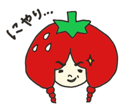 Second edition strawberry girl stickers. sticker #9225932