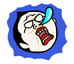 The boss who wore glasses sticker #9226042