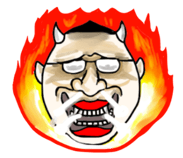 The boss who wore glasses sticker #9226045