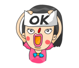 4 Eyed Girl sticker #9226233