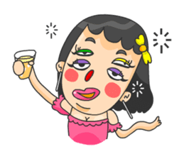 4 Eyed Girl sticker #9226243