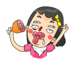 4 Eyed Girl sticker #9226244