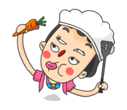 4 Eyed Girl sticker #9226246