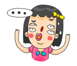 4 Eyed Girl sticker #9226250