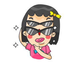 4 Eyed Girl sticker #9226264