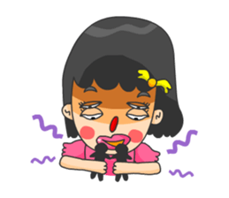 4 Eyed Girl sticker #9226267