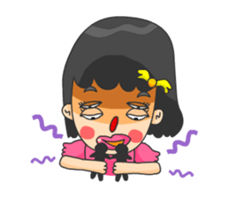 4 Eyed Girl sticker #9226267