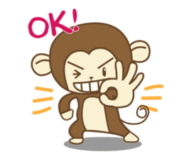 Mr.Naughty Monkey sticker #9226714
