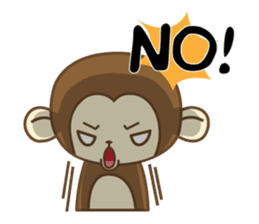 Mr.Naughty Monkey sticker #9226715