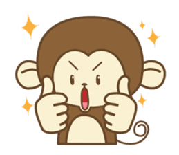 Mr.Naughty Monkey sticker #9226719