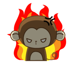 Mr.Naughty Monkey sticker #9226720