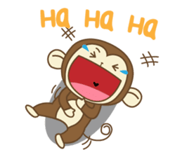 Mr.Naughty Monkey sticker #9226721