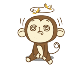 Mr.Naughty Monkey sticker #9226723