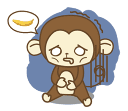Mr.Naughty Monkey sticker #9226731