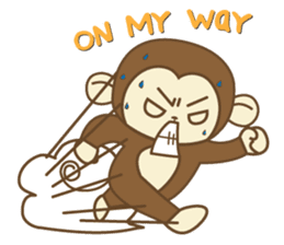 Mr.Naughty Monkey sticker #9226733