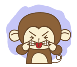 Mr.Naughty Monkey sticker #9226736