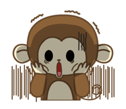 Mr.Naughty Monkey sticker #9226740